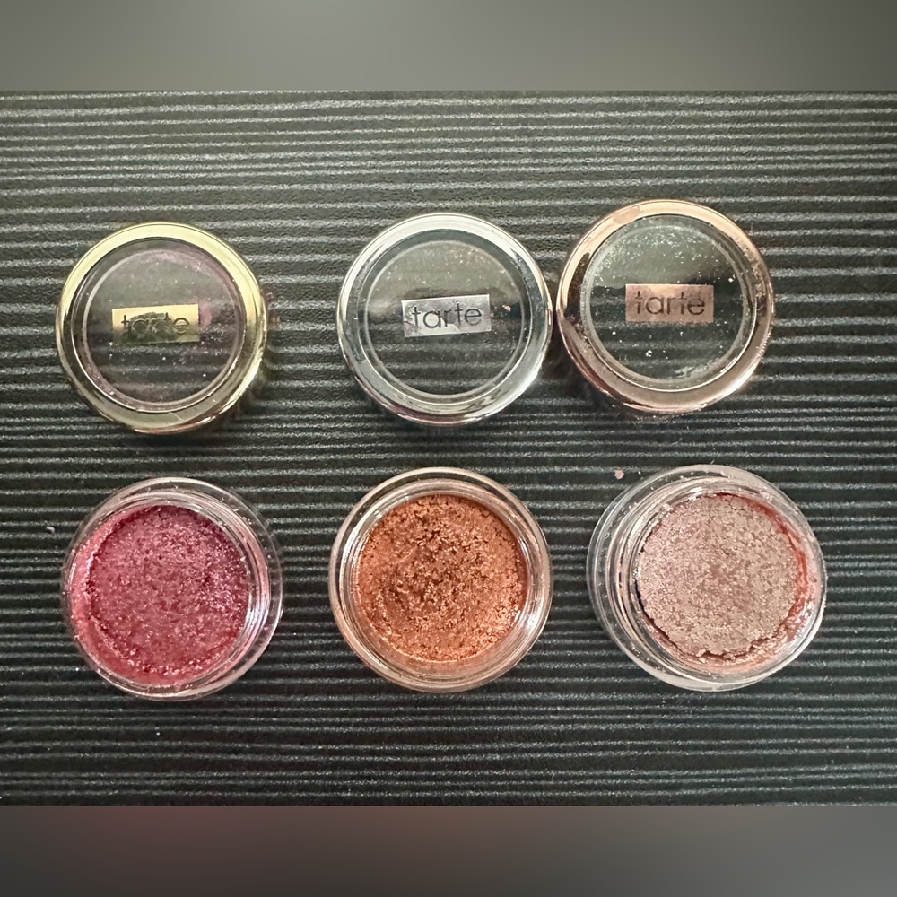 Tarte chrome paint eyeshadow trio in pink diamonds,Citrine, &Chrome Paint